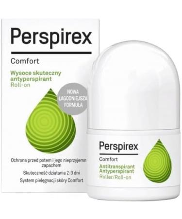 Perspirex Comfort Antiperspirant Roll On 20ml - 2 Pack - Buy Online on GoSupps.com