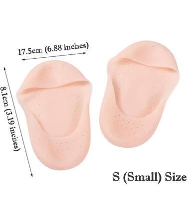 Silicone Socks Full Length for Foot and Heel 2 Pairs (Small - 8.1cm (3.19 inches)*17.5cm (6.88 inches)) - Buy Online on GoSupps.com