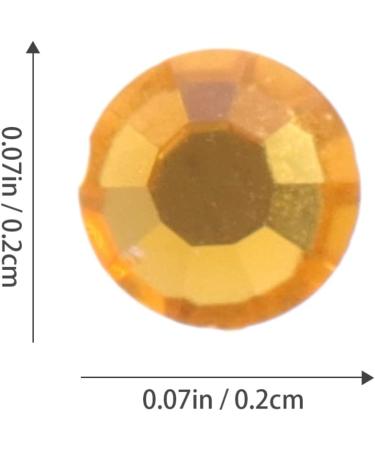 BESPORTBLE 2 Crystal Flat Back Diamond nail sequins glitter nail art decor jewelry holiday nail charms phone decorative beads diamond glass sand artificial gemstone Christmas 3d crystal glass Golden - Buy Online on GoSupps.com