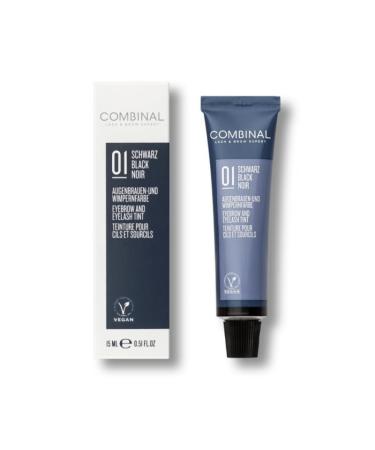 G n rique Combinal Eyelash and Eyebrow Tint 01-Black 15 ml