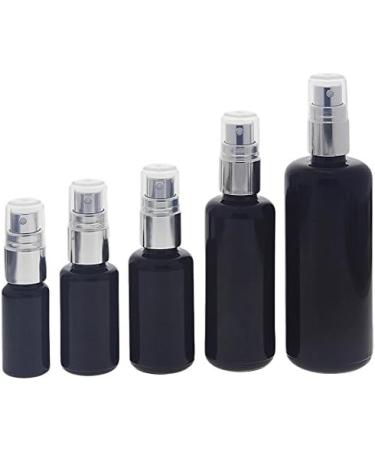 Violet Glass Miron Spray Bottle 30ml - Light-Protecting 3-Pack with Silver Pump for Cosmetics - Cosmetry Cosmetex - Buy Online on GoSupps.com