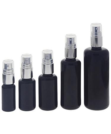 Violet 200ml Glass Atomizer Bottle | Kosmetex Miron Silver Pump Flacon - Empty Perfume Spray - Buy Online on GoSupps.com