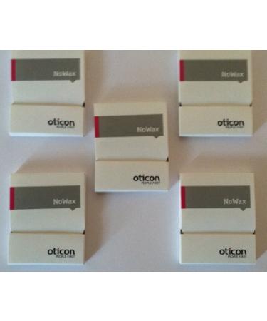 (5 Packs) Oticon Genuine No-Wax Filters ...... (NOT Pro Wax) by Oticon