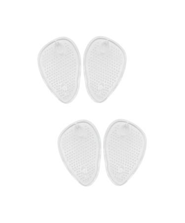 FOMIYES 8 Pairs Forefoot Pad Cushion Half Insoles Toe Guards Half Shoe Pads Inserts Scent Booster Laundry Sandals Gel Pads Arch Shoe Inserts Forefoot Gel Pad Heel Silicone Gel