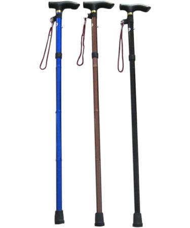 Folding Cane Travel Adjustable Folding Mountaineering Cane and Crutches Men and Women Portable Walking Stick Balanced Walker Stylish Comfortable T Handle Pract Made in China Smooth Sailing - Buy Online on GoSupps.com