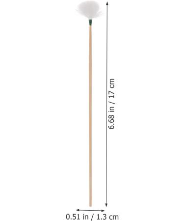 Bamboo Ear Cleaner Set - 12pcs Goose Feathered Wood Ear Picks for Gentle Ear Cleaning and Earwax Removal - Buy Online on GoSupps.com