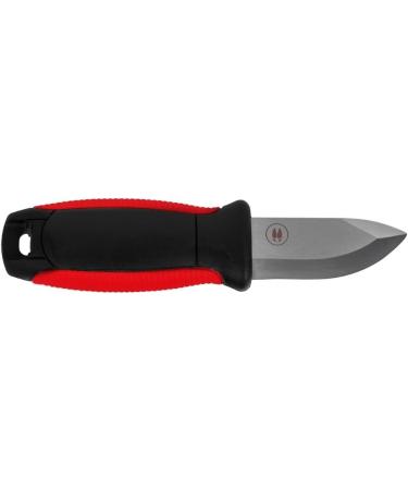 STEIGER Mini Survival Camping Knife - 5.5cm Blade Neck Hanging Red/Green by Alces - Ideal for Hunting Fishing Trekking & SOS Emergency - Buy Online on GoSupps.com