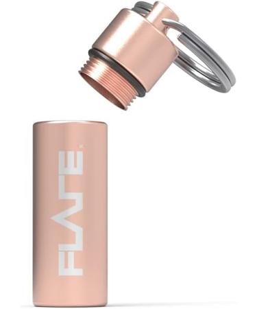 Flare Audio Capsule Rose Gold - Durable Lightweight Aluminum Keychain - Waterproof - Buy Online on GoSupps.com