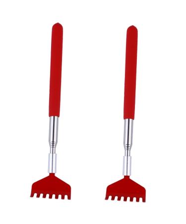 Tovinanna 2st Telescopic tickling rake scratch for back back massager Klae Stock Multifunctional tool Body massage devices of retractable back scratch body scratches yoga metal