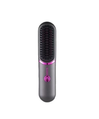 Wireless Hair straightening Comb Does not Hurt The Home with Negative ion Mini Portable Dual-Purpose Fluffy Magic Lazy Straight Hair Comb Revolutionize Your Hair Care Routine with Frizz-Free Styling
