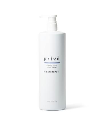 Prive - Blonde Rush Conditioner (33.8 fl oz) - Unparalleled Shine & Nourishment to Your Blonde Hair to Keep Your Blonde Catwalk Cool and Fabulous