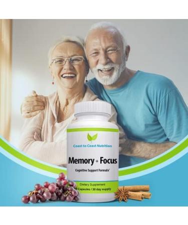 Brain Supplement Memory Focus & Clarity - All-natural Brain Boosting supplement Formulated with a whopping 41 Nootropic Ingredients: Choline Pho sphatidylserine Bacopa Extract Huperzine A - Buy Online on GoSupps.com