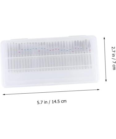 FRCOLOR 1 Box Nail Cylinder Head Grinding Head Polisher Diamond Drill Bit Manicure Set To Rotate - Buy Online on GoSupps.com