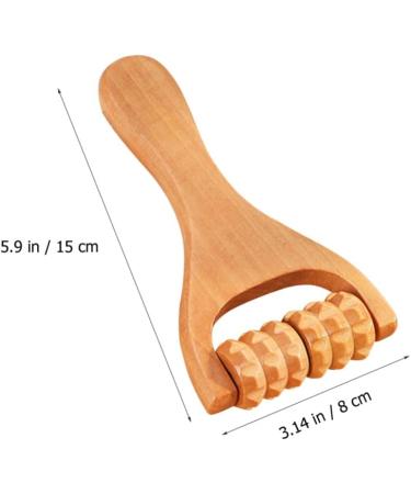 Buy Pieces Wooden Trigger Point Massage Roller - Body & Facial Gua Sha Tool for Neck & Face - International Shipping Available - Buy Online on GoSupps.com