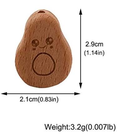 Wendysun 10pcs Cartoon Wood Teether: Natural Animal Gourd Baby Teething Toy Set - Buy Online on GoSupps.com