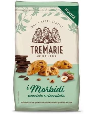  Italian Gourmet E.R. Tre Marie Biscotti i Morbidi Nocciole e Cioccolato Set of 6 Biscuits with Chocolate Drops and Crunchy Hazelnut Grains 300 g + Gourmet Polpa di Pomodoro Italian Box 400 g - Buy Online on GoSupps.com