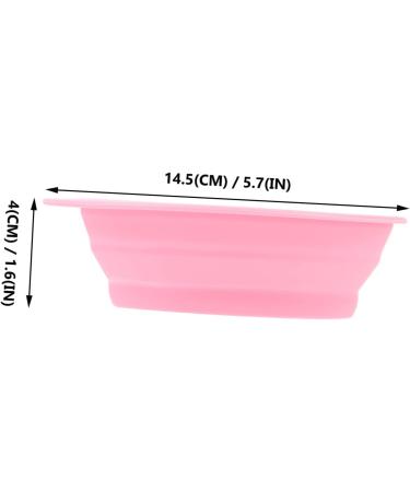 Mipcase 2pcs Cleaning Pad Makeup Brush Scrubber Bowl Beauty Tools Cleaning Scrubber Makeup Brush Scrubber Mat Silicone Makeup Brush Scrubber Folding Tool Cleaner Pink Silica Gel Cosmetic - Buy Online on GoSupps.com