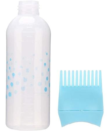 Hair Dye Bottle Shampoo Hair Coloring Dyestuff Applicator Bottle with Comb Teeth and Graduated Scale 170ml/5.7oz(Blue) - Buy Online on GoSupps.com