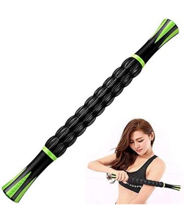 Premium Black Massage Roller & Stick for Sore Muscles Relief | International Shipping - Buy Online on GoSupps.com