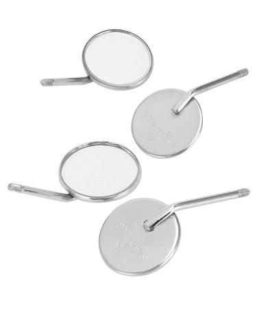 20-Part Stainless Steel Front Tooth Mirror Set - Toothed Mouth Mirror with Handle | Intraoral Tissue Accessories for Perfect Dental Care - Buy Online on GoSupps.com