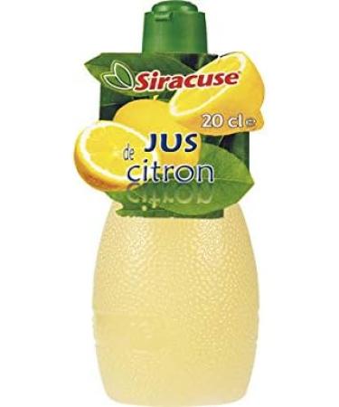 SIRACUSE Yellow lemon juice 20cl siracus - The 20cl bottle - Buy Online on GoSupps.com