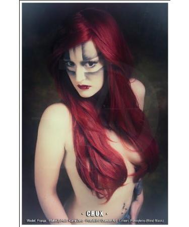 Buy Colored Black Crazy Contact Lenses - Demon Eyes for Halloween & Carnival | Free Lens Case Included - Buy Online on GoSupps.com