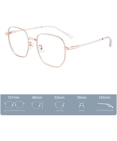 Women's anti-blue light/anti-fatigue computer glasses 1.56 aspheric resin lens goggles for cell phone/office Gold - Buy Online on GoSupps.com