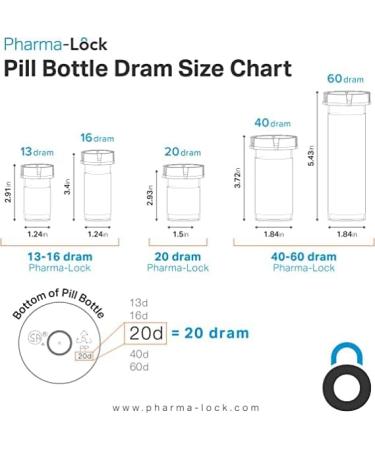 Touch CVS Finger Recognition Pill Bottle Locking Cap - Secure 20 Dram CVS Pharmacy Pill Bottles with Thumb Print Lock - Buy Online on GoSupps.com