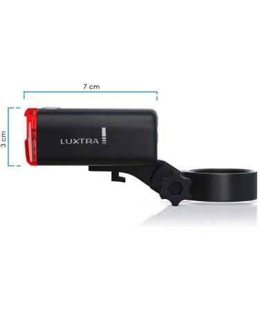 Luxtra Bicycle Lamps Set - 40 Lux Eco STVZO Compatible Front & Rear Light | Battery-Operated Bicycle Accessories for Safe Riding - Buy Online on GoSupps.com