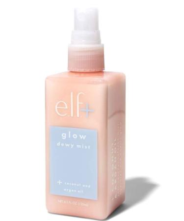 Elf Facial Mist Spray! Glow Dewy Mist + Coconut and Argan Oil! Matte Blotting Mist + Kaolin Clay! Paraben Free, Cruelty Free and Vegan! Choose from Glow Dewy or Matte Blotting! (Glow Dewy)