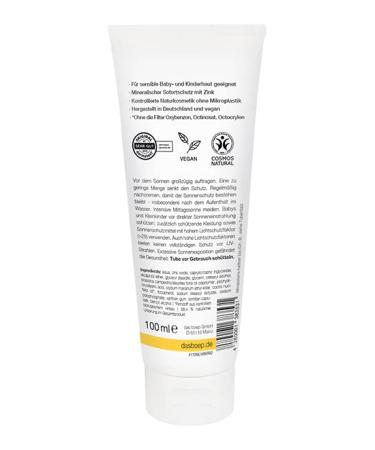 Boep Sunscreen Sensitive LSF30 | Mineral Sun Protection for Babies Children & Adults | Perfume-Free Zinc Oxide UV Filter | Vegan Natural Cosmetics (100ml) - Buy Online on GoSupps.com