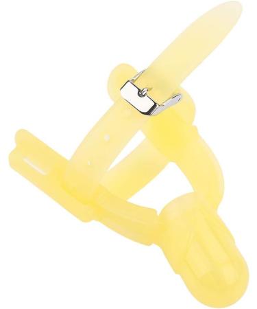 LIZEALUCKY Thumb Sucking Stop for Kids 0-3 Years - Adjustable Silicone Treatment Kit in Yellow - Buy Online on GoSupps.com
