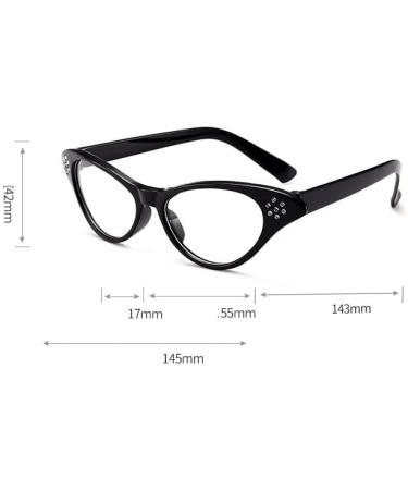 PARWANA Sturdy Cat-Eye Reading Glasses for Men & Women - Fatigue Relieve Computer Readers +100 Rose - International Shipping - Buy Online on GoSupps.com