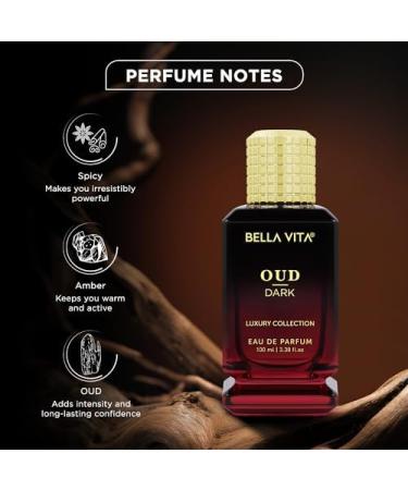 prime craft Luxury OUD DARK Eau De Parfum Intense Perfume for Men with Grapefruit Orris Vetiver |Woody Musky Long Lasting EDP Fragrance Scent 100 ml - Buy Online on GoSupps.com
