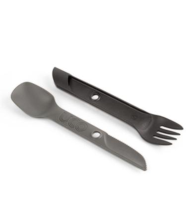 UCO Recycled ECO Switch Spork 2-Piece Integrated Camping Utensil Set Midnight