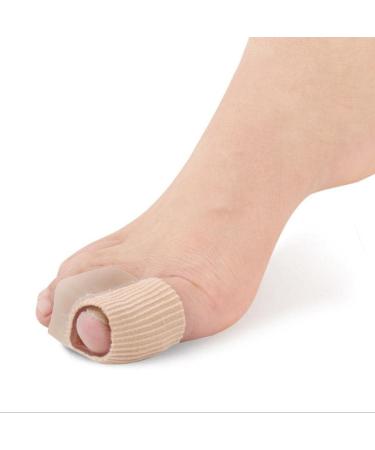 Silicone Toe Bandages (4 Pack) - Gel Spreader for Hammer Toe & Hallux Valgus Correction | Overlapping Toes Separator - Buy Online on GoSupps.com