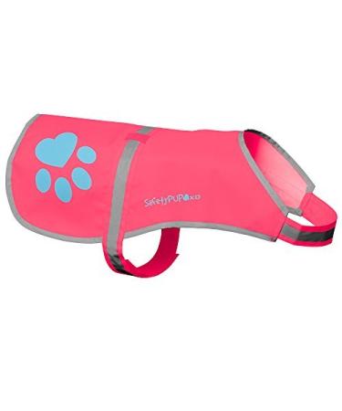 SafetyPUP XD Dog Safety Vest Sizes Fit Dogs 14 lbs to 130 lbs Pink Small Small Pink