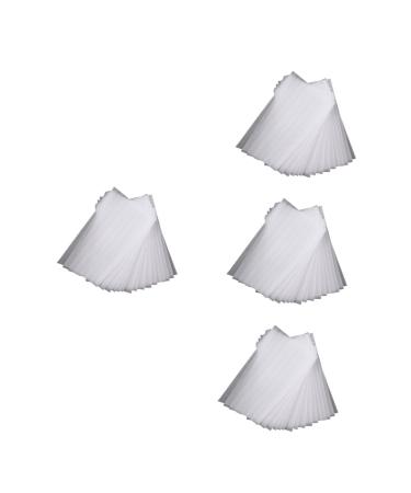 Frcolor 200 leaf marker made of pearl murder -like cotton hair for coloring paper strips for hair color foil papers for coloring hair hair paper wrap Washable foam pairing whitex4stk 41.2x14.8cmx4pcs