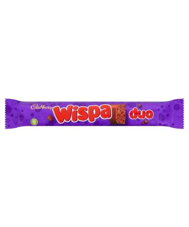 Cadbury Wispa Duo Chocolate Bar 47.4g-Food