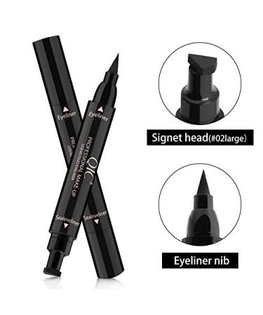 Winged Eyeliner Stamp - Dual Pens for Perfect Cat Eye Vamp, Waterproof and Smudgeproof - Buy Online on GoSupps.com
