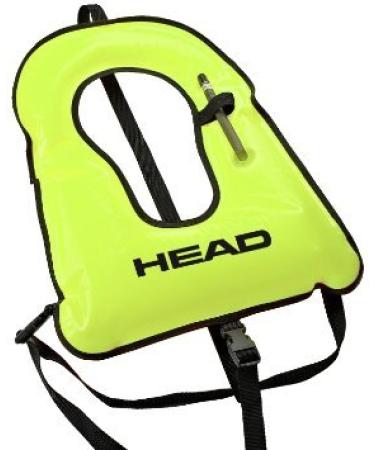 Mares Head Snorkel Vest Yellow/Black Trim Adult/Regular/80 to 180 lb