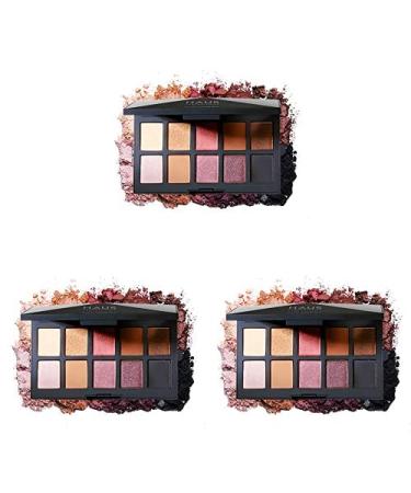 Haus Laboratories By Lady Gaga: GLAM ROOM PALETTE NO. 1: FAME | 10-Shade Eyeshadow Palette Blendable & Buildable Eye Makeup with Pigmented Matte Metallic Shimmer and Sparkle Finishes (Pack of 3) 0.501 Ounce (Pack of 3)