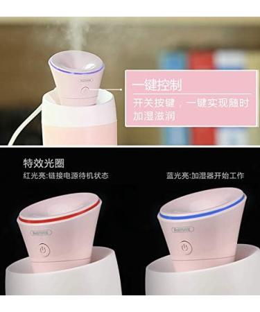 Smart Frog Mini Humidifier Portable Small Light with USB Cold Mist Silent Safe Automatic Shutoff Easy to Clean for Bedroom Baby Room Office Car (Pink) - Buy Online on GoSupps.com