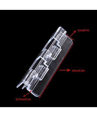 2Pcs Universal Glass Cover Clips for Fish Tanks - 6mm/8mm/10mm Sizes - Acrylic Holders for Rimless Aquariums - Buy Online on GoSupps.com