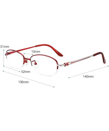 Dibako Anti Blue Light Reading Glasses - Stylish Vintage HD Round Readers for Women | +2.00 Strength | Fashionable Eye Protection for Reading - Buy Online on GoSupps.com