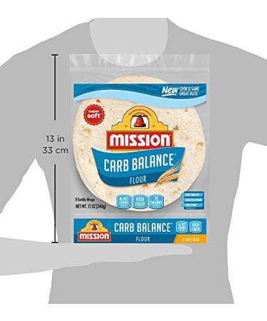 Mission Foods Carb Balance Flour Tortillas (8 ct.  12 oz.) (pack of 2) 12 Ounce (Pack of 2) - Buy Online on GoSupps.com