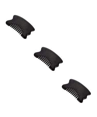 Beavorty 3 STK massage comb scalp roll Volume-hair tool Gua Sha-Tool Massage rolls Guasha-Schaberkamm Home tools Muscle Schaber face guasha board tablets scratching household horns