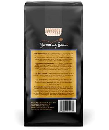 Jumping Bean Natural Water Decaf Fairtrade Organic Whole Bean Coffee ECO2Roast Premium Coffee Non-GMO Natural Water Decaf 454g Natural Water Decaf 454 g (Pack of 1) - Buy Online on GoSupps.com