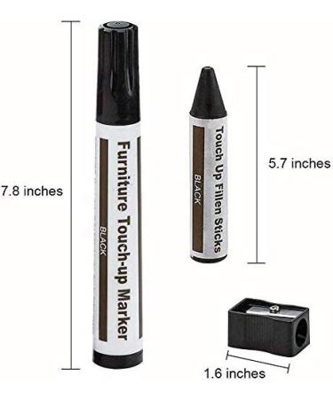 Furniture Repair Kit Wood Markers - Set of 17 - Markers and Wax Sticks - for Stains  Scratches  Floors  Tables  Desks  Carpenters  Bedposts  Touch-Ups  Cover-Ups  Molding Repair - Buy Online on GoSupps.com