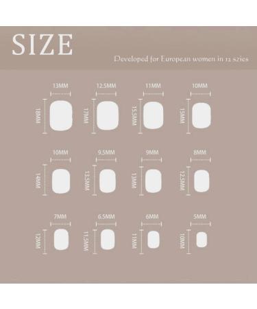Sethexy Short Square Nails - 24Pcs Shiny Pure Color Acrylic Press on Nails for Women & Girls - International Shipping Available - Buy Online on GoSupps.com